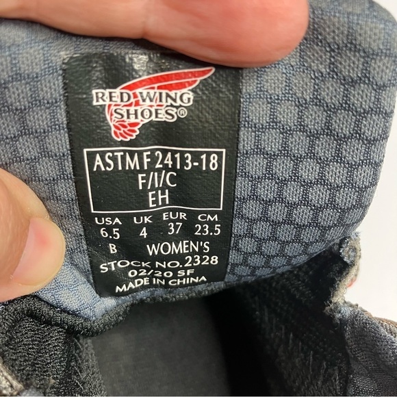 Red Wing waterproof work boots size 6.5 - Picture 8 of 9